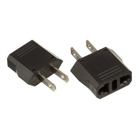 Adaptador De Enchufe De Europeo A Americano Convertidor (Entrega Inmediata)