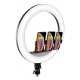 Aro Luz Led 36cm Celular + Tripode 2.10 + 3 Holder +cargador (Entrega Inmediata)