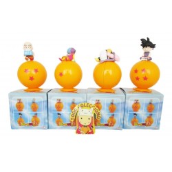 Lote 4 Capsulas De Esferas Del Dragon De Dragon + 4 Figuras (Entrega Inmediata)