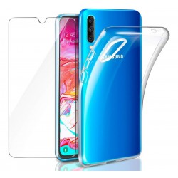 Samsung Galaxy A70 / Kit Protector Funda De Lujo + Vidrio (Entrega Inmediata)