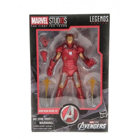 Marvel Studios Avengers Iron Man Mark Vii Figura Hasbro Nuev (Entrega Inmediata)