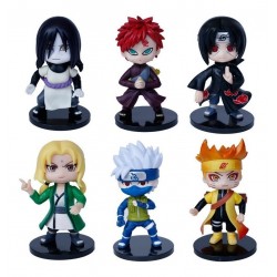 Naruto Shippuden Tsunade Colección 6 Figuras En Bolsa (Entrega Inmediata)