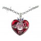 Llavero Anime Broche Sailor Moon Corazon Rojo (Entrega Inmediata)