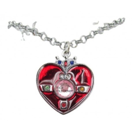 Llavero Anime Broche Sailor Moon Corazon Rojo (Entrega Inmediata)