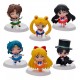 Sailor Moon Mars Venus Jupiter Colección 6 Figuras En Bolsa (Entrega Inmediata)