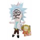 Mini Llavero De Peluche De Rick De Rick Y Morty No.2 (Entrega Inmediata)