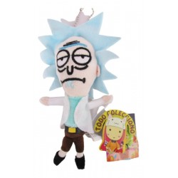 Mini Llavero De Peluche De Rick De Rick Y Morty No.2 (Entrega Inmediata)