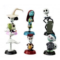 El Extraño Mundo De Jack Colección 6 Figuras En Bolsa (Entrega Inmediata)