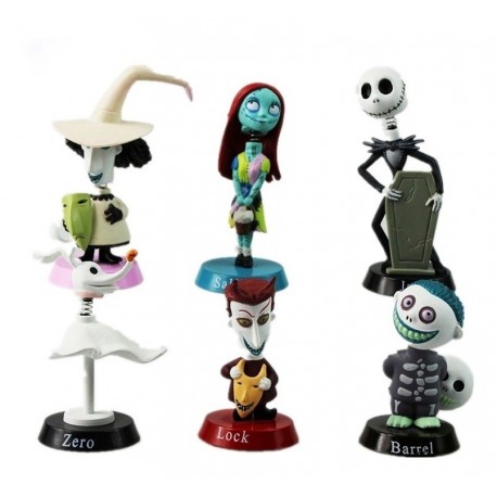 El Extraño Mundo De Jack Colección 6 Figuras En Bolsa (Entrega Inmediata)