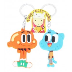 Dos Llaveros De Caucho De El Increible Mundo De Gumball (Entrega Inmediata)