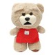 Oso Ted Con Delantal Peluche Pequeño (Entrega Inmediata)