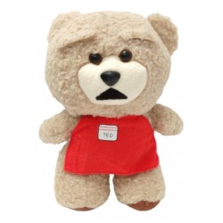 Oso Ted Con Delantal Peluche Pequeño (Entrega Inmediata)