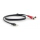 Cable Auxiliar Plug 3.5 Mm A Rca Para Tv Box Audio Y Video (Entrega Inmediata)
