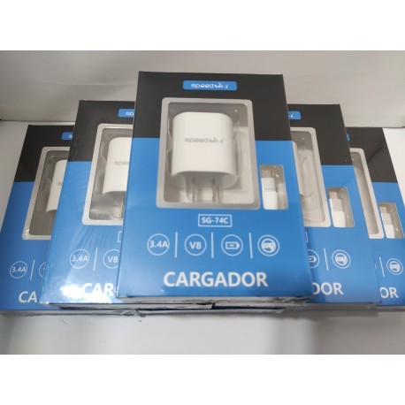 12 Cargadores Carga Rápida Tipo V8 Al Mayor (74c) (Entrega Inmediata)
