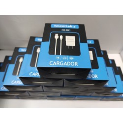 12 Cargadores Para Celular Con Cable Tipo V8 Al Mayor (26c) (Entrega Inmediata)