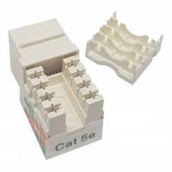 Jack Coupler Keystone Rj45 Hembra Cat 5 Cat5e (Entrega Inmediata)