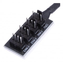Multiplicador De Ventilador De 4 Pines Pwm 1x4 (Entrega Inmediata)