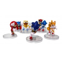 Figura Sonic Set X6 - Video Juegos - Sonic Tail (Entrega Inmediata)