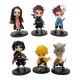 Figura Demon Slayer Kimetsu No Yaiba Set X6 Anime (Entrega Inmediata)