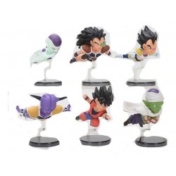 Set De 6 Mini Figuras Dragon Ball Saga Freezer (Entrega Inmediata)