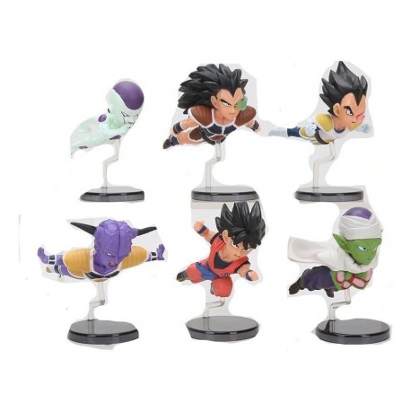 Set De 6 Mini Figuras Dragon Ball Saga Freezer (Entrega Inmediata)