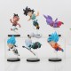 Kit De 6 Mini Figuras Dragon Ball Supero Estilo Volador (Entrega Inmediata)