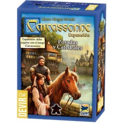 Expansión Carcassonne Posadas Y Catedrales Devir Juego Mesa (Entrega Inmediata)
