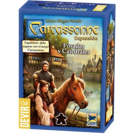 Expansión Carcassonne Posadas Y Catedrales Devir Juego Mesa (Entrega Inmediata)