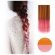 Cortina De Cabello Lisa Degradee Extensión Naranja A Palo (Entrega Inmediata)