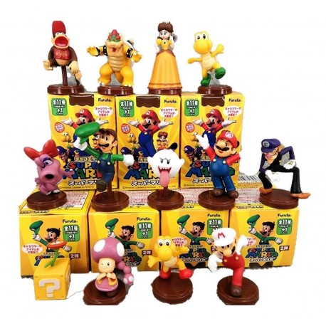 Figura Mario Bros Colección X13 + Obsequio (Entrega Inmediata)