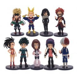 Figura My Hero Academia Set X9 Izuku Midoriya (Entrega Inmediata)