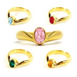 Anillo Sailor Moon Set X5 Usagi Tsukino Minako Aino (Entrega Inmediata)