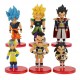 Figuras Dragon Ball Super - Broly - Goku Blue Set X 6 (Entrega Inmediata)