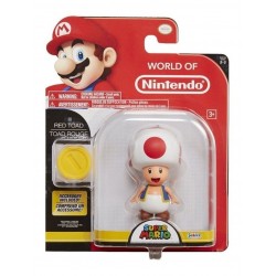 Figura Super Mario Toad Con Accesorio Original Nintendo (Entrega Inmediata)