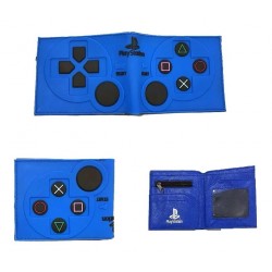Billetera Playstation Azul En Goma (Entrega Inmediata)