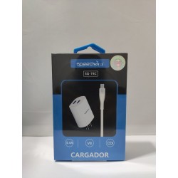 Cargador Carga Rápida Tipo C Speed Song De Pared (75c) (Entrega Inmediata)
