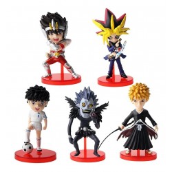 Figura Ryuk Seiya Oliver Atom Yugi Set X5 Anime (Entrega Inmediata)