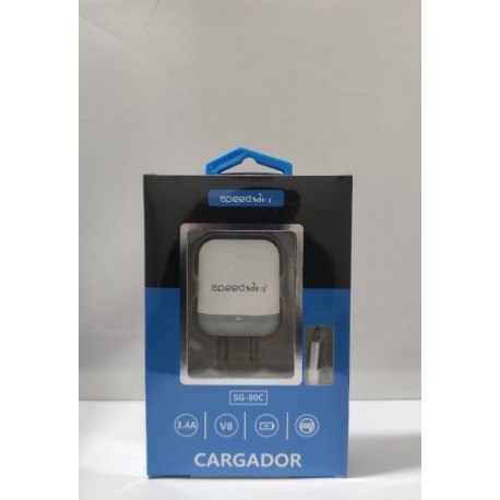 Cargador Carga Rápida V8 Para LG De Pared (80c) (Entrega Inmediata)