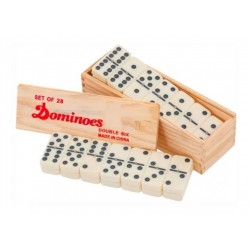 Domino Profesional Caja Madera Juego Fichas Casino 5010d (Entrega Inmediata)