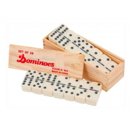 Domino Profesional Caja Madera Juego Fichas Casino 5010d (Entrega Inmediata)