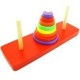 Torre De Hanoi De Colores Juguete Didactico Madera Mck7283 (Entrega Inmediata)