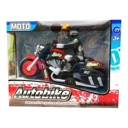 Moto Clásica De Fricción 23cm Luz Y Sonido Ref. 9960-1a (Entrega Inmediata)