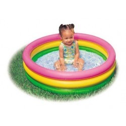 58924 Piscina Tricolor Inflable Intex 86cmx25cm Casa/patio (Entrega Inmediata)