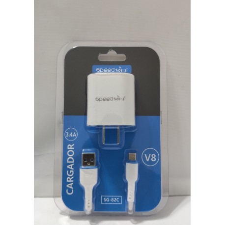 Cargador Carga Rápida Para Celular Speed Song Cable V8 (82c) (Entrega Inmediata)