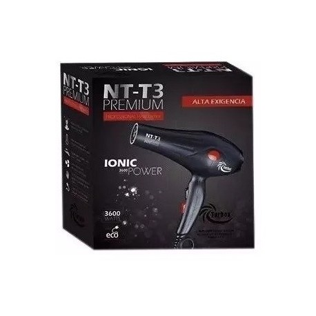 Secador Cabello Nt-t3 Premium Turbox Carbono Profes (Entrega Inmediata)