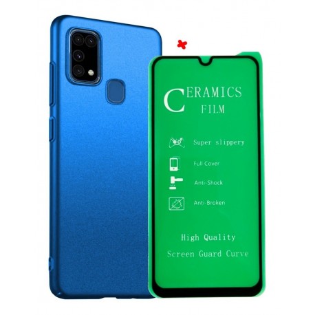 Estuche Forro Funda De Lujo + Vidrio Cerámico Samsung M31 (Entrega Inmediata)