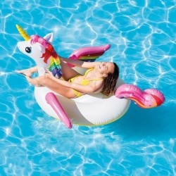 Flotador Unicornio Grande Intex 57556 Piscina Playa 147 Cm (Entrega Inmediata)