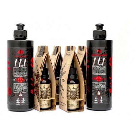 Tónico Barba Larga Kit X6 Shampoo + Aco (Entrega Inmediata)