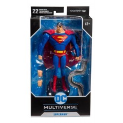 Dc Multiverse Animated Serie Superman Figura Mcfarlane Nueva (Entrega Inmediata)