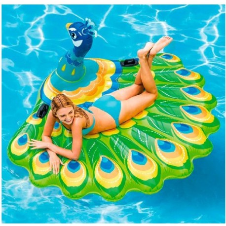 Flotador Pavo Real L Intex (Entrega Inmediata)